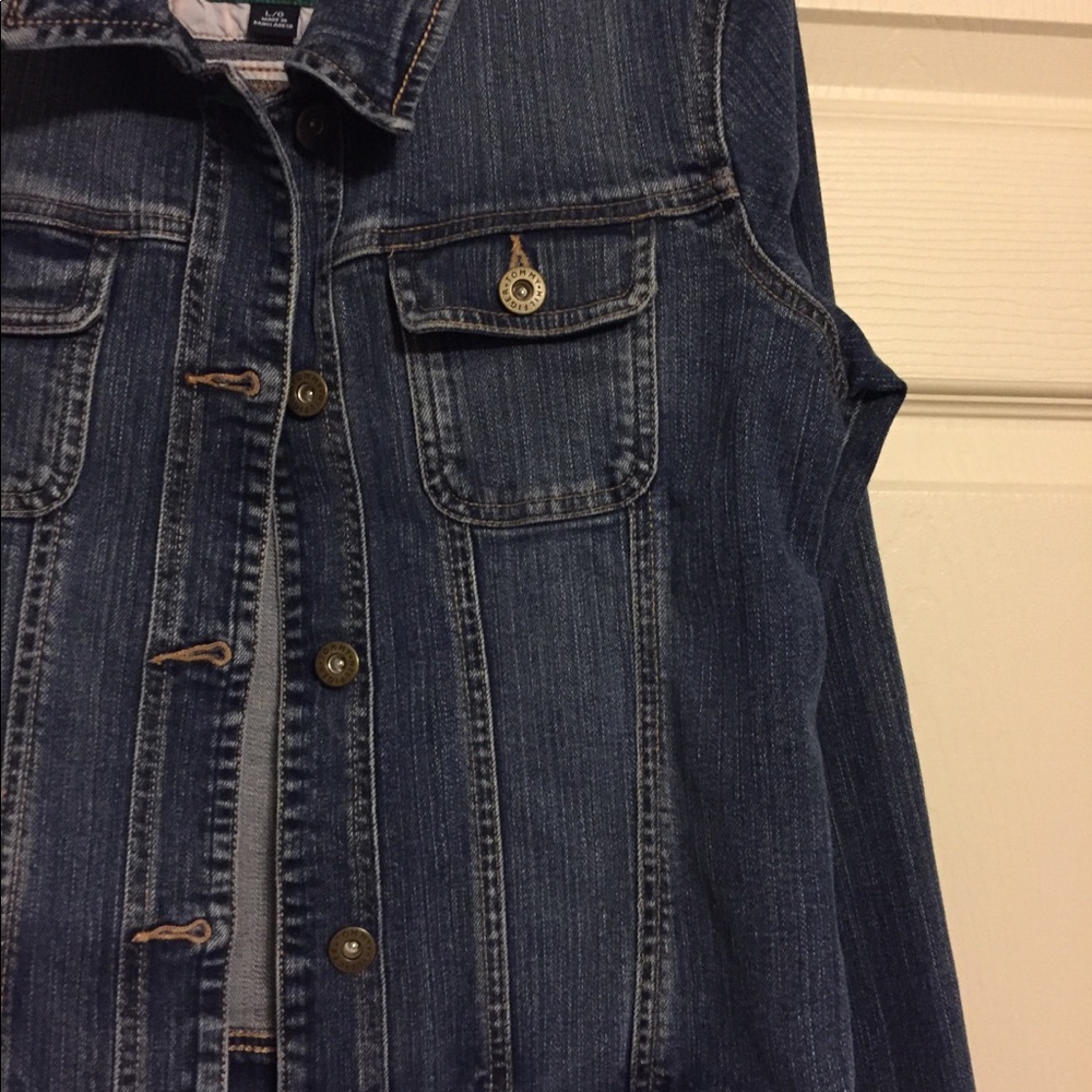Tommy Hilfiger denim jacket size large - Picture 2 of 6